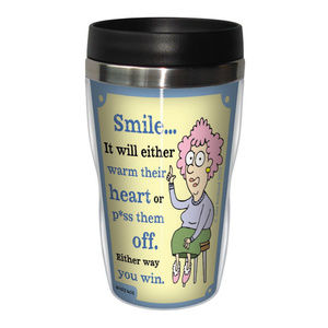 Tree-Free Greetings Aunty Acid Travel Mug